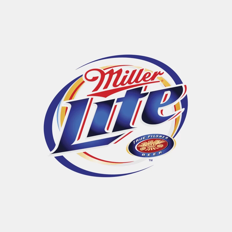 Miller Lite Beer Logo: Classic American Pilsner Branding Male Tank Top