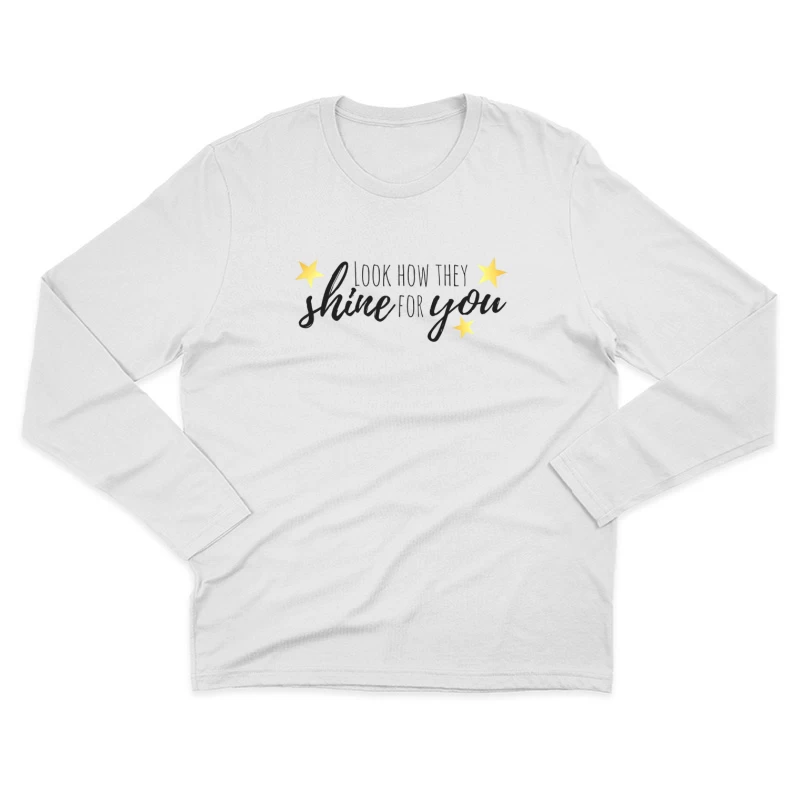 Coldplay Shine For You Male Long Sleeve T-Shirt