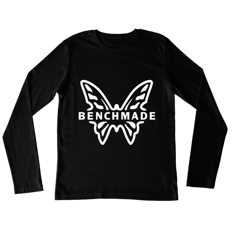 Benchmade Butterfly Logo Design Female Long Sleeve T-Shirt