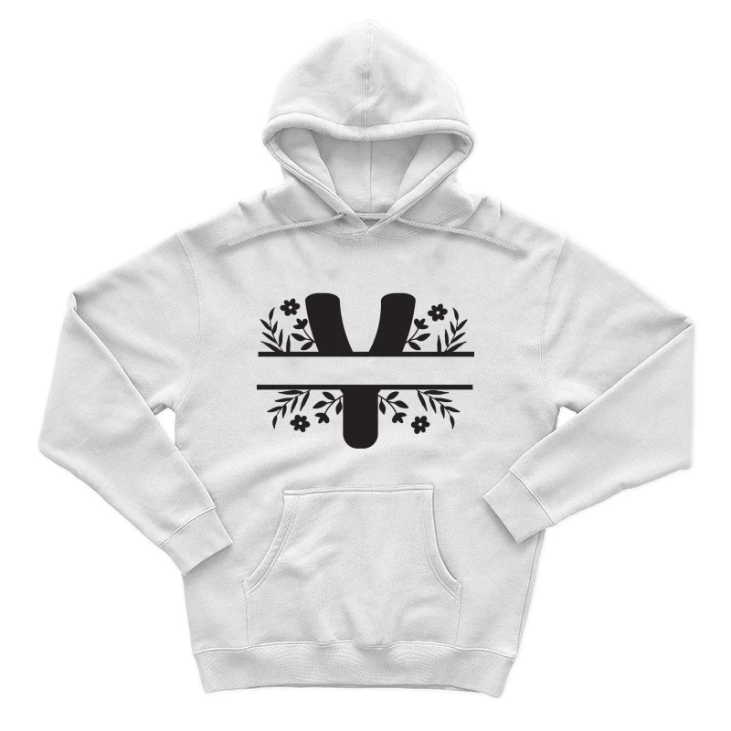 Symbole Yen décoratif floral Homme Sweat à capuche