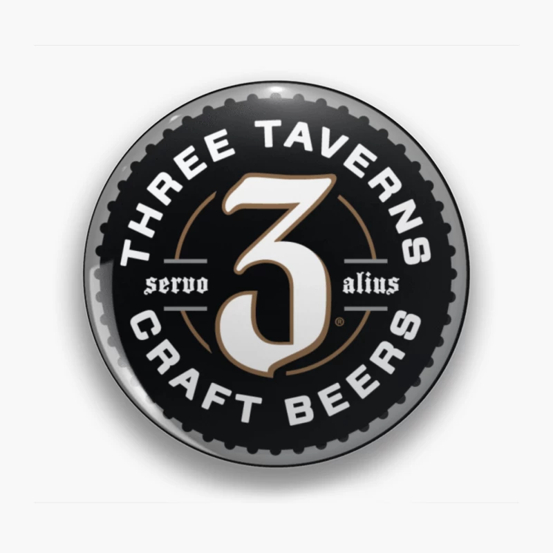 Three Taverns Beers Pin