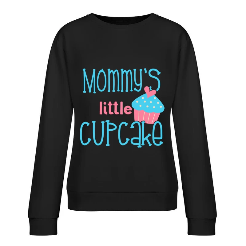 Maman et son petit cupcake adorable Femme Sweat-shirt à enfiler