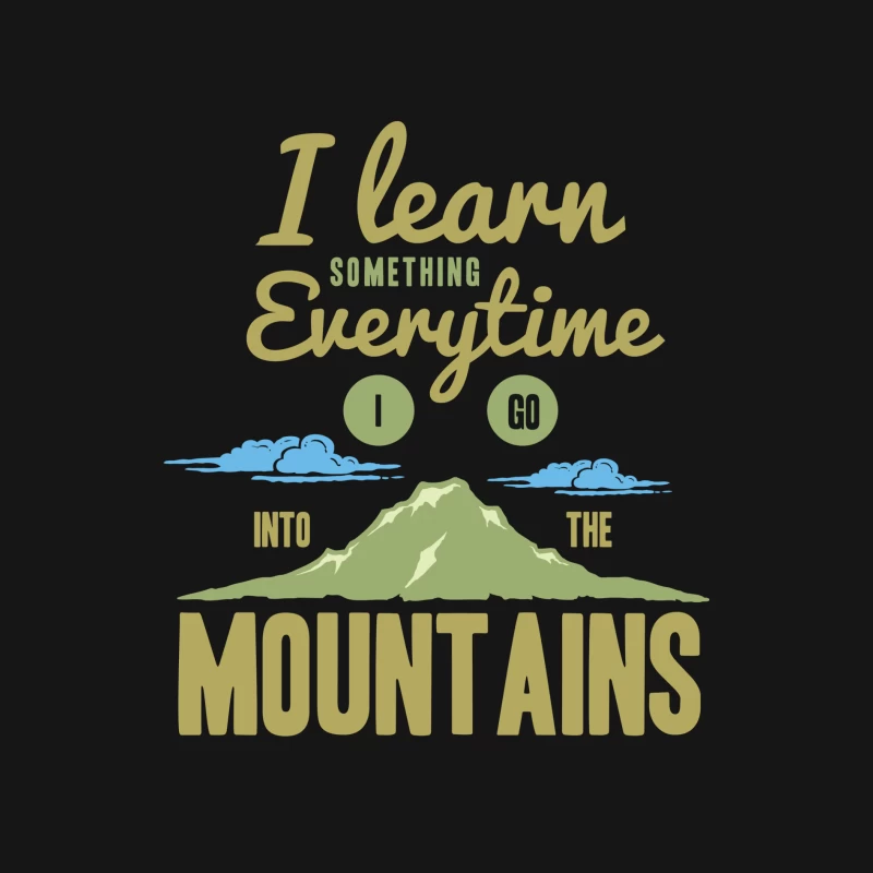 Apprendre dans les montagnes Homme Manches Longues T-Shirt