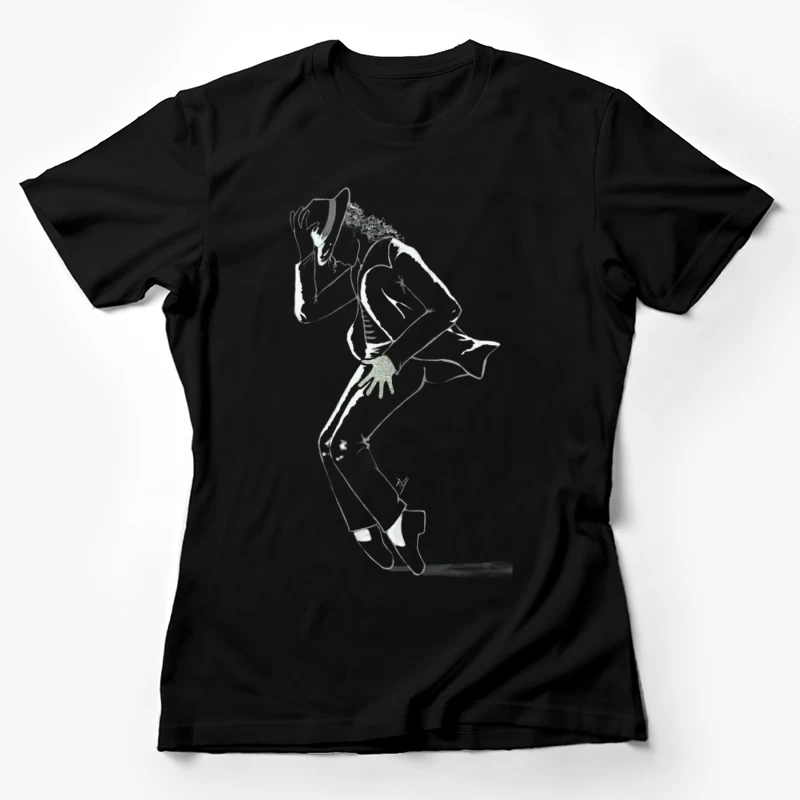 Dynamic Dance Silhouette Female T-Shirt