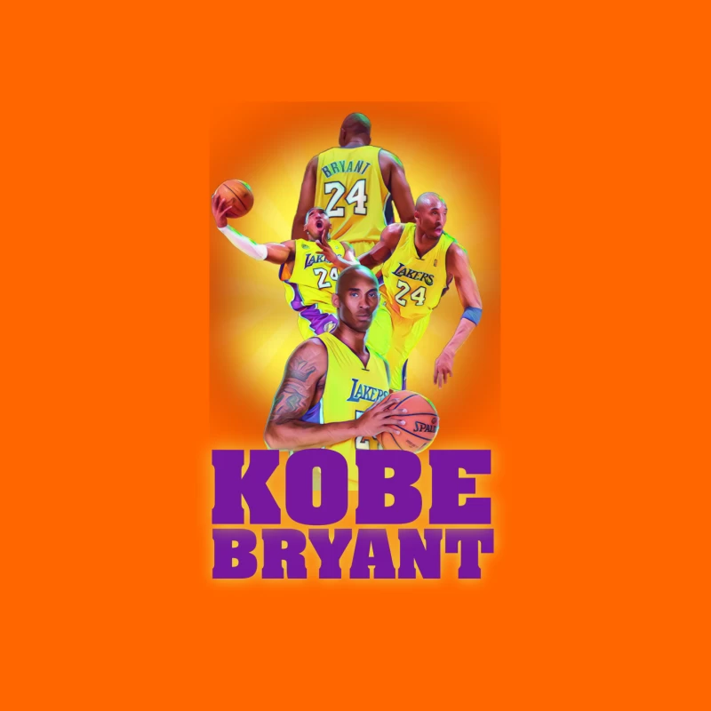 Kobe Bryant Tribute in NBA Colors Mouse Pad