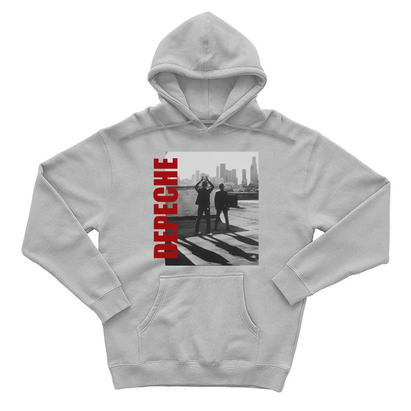 Depeche Mode Silhouettes Against City Skyline Male Pullover Hoodie