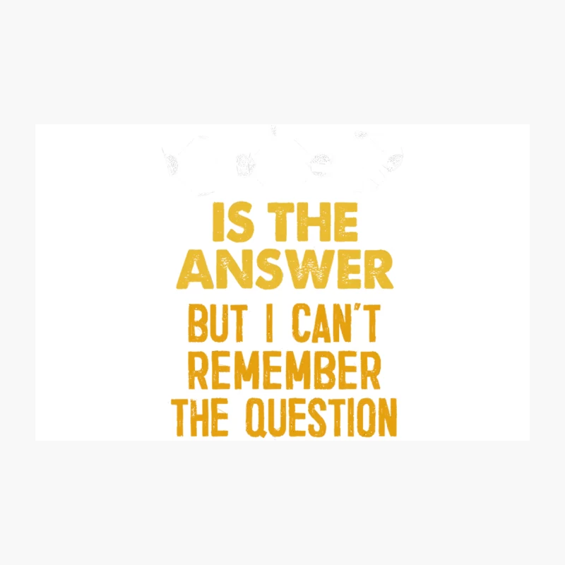 Beer Is The Answer! Funny Beer Gift Slogan Design Travel Mug