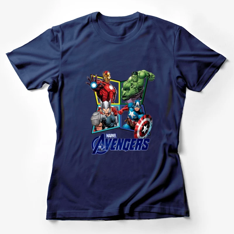 Marvel Avengers Comic Characters Female T-Shirt
