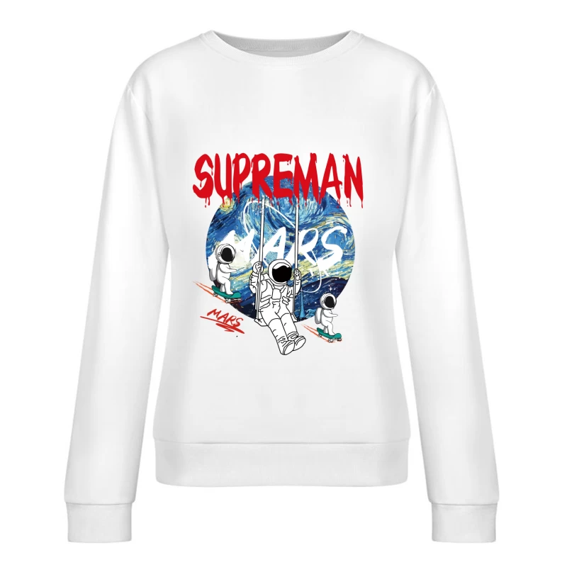 Astronauten-Abenteuer auf dem Mars Damen Pullover Sweatshirt