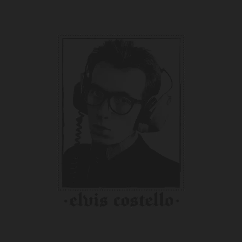 Elvis Costello Vintage Look Punksthetic Male Pullover Sweatshirt