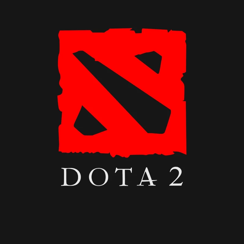 DOTA 2 Official Game Logo Male T-Shirt