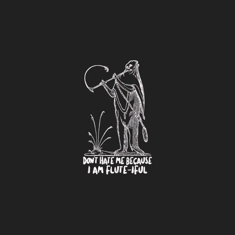 Don_t Hate Me Because I_m Flute-iful 2 - Funny Flute Jazz Design Bucket Hat