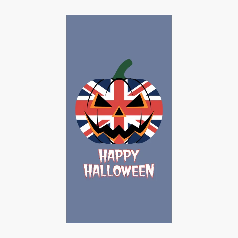Union Jack Halloween Pumpkin iPhone Case