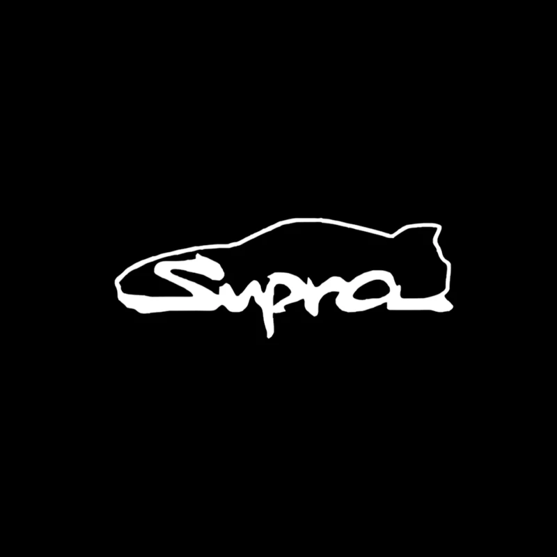 Toyota Supra Logo Minimalist Outline Design Mouse Pad