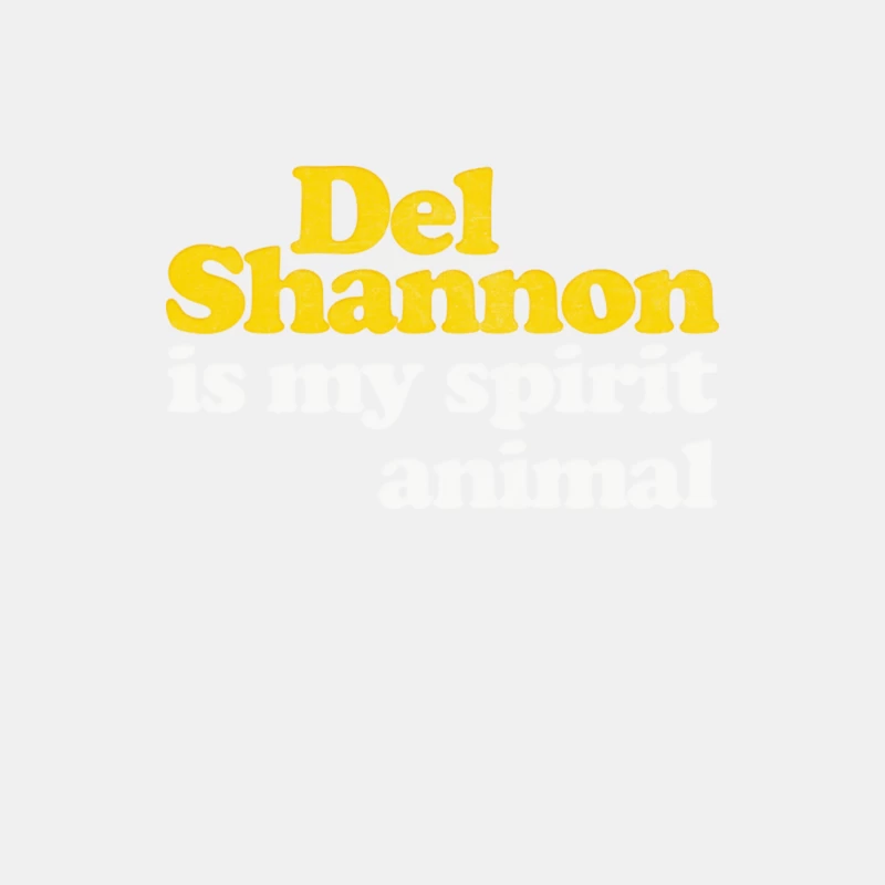 Del Shannon Is My Spirit Animal  Retro Faded Style Male Tank Top