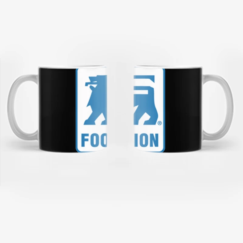 Food Lion Supermarket Chain Blue Logo with Lion Symbol Coffee Mug