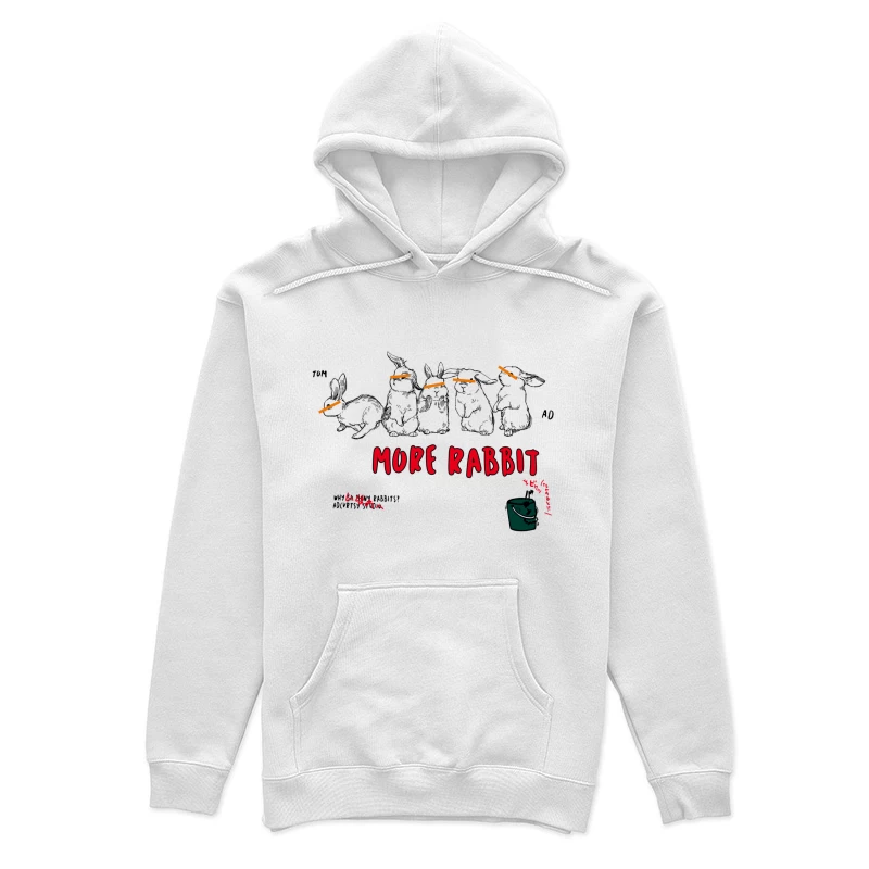 Lustiges Hasendesign Damen Pullover Hoodie