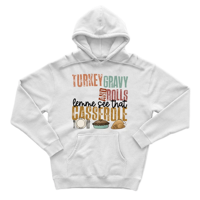 Thanksgiving Speisen Liste Herren Pullover Hoodie