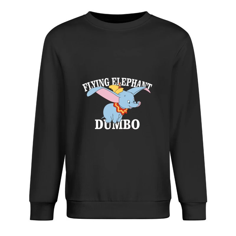 Fliegender Elefant Dumbo Design Herren Pullover Sweatshirt