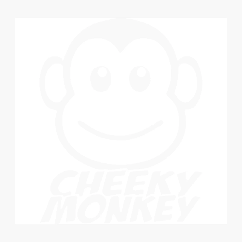 Cheeky Monkey Funny Throw Pillow