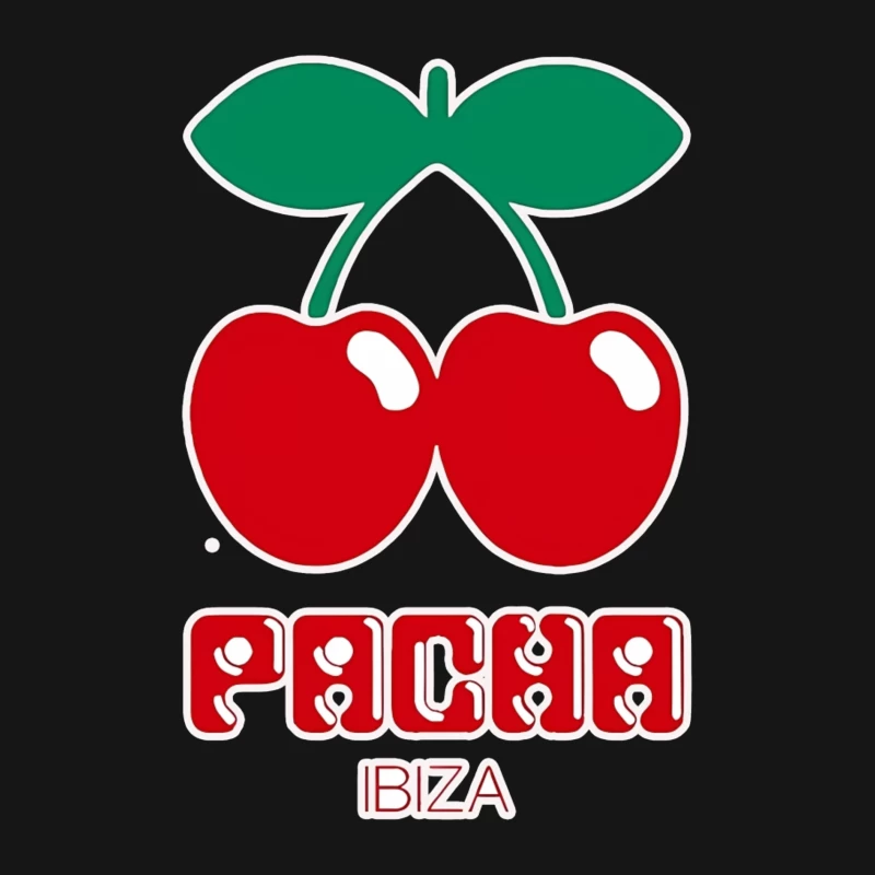 Pacha Ibiza Nightclub's Iconic Cherry Logo Male Long Sleeve T-Shirt