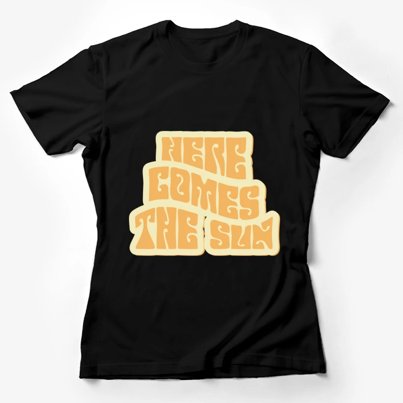 Retro Zitat Design - Sonnenmotiv Damen T-Shirt