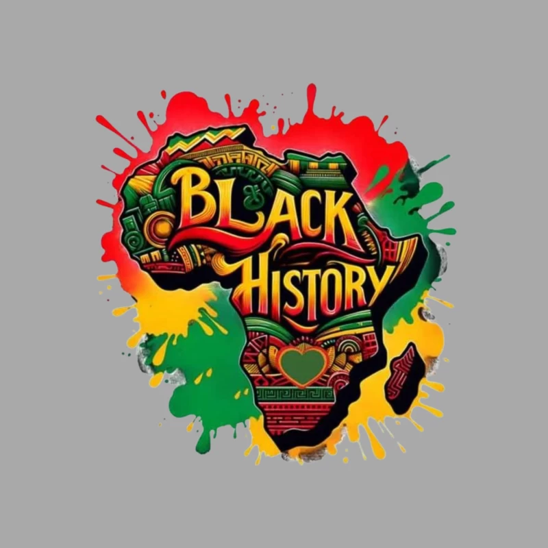 Black History Celebration Artwork Female Pullover Hoodie