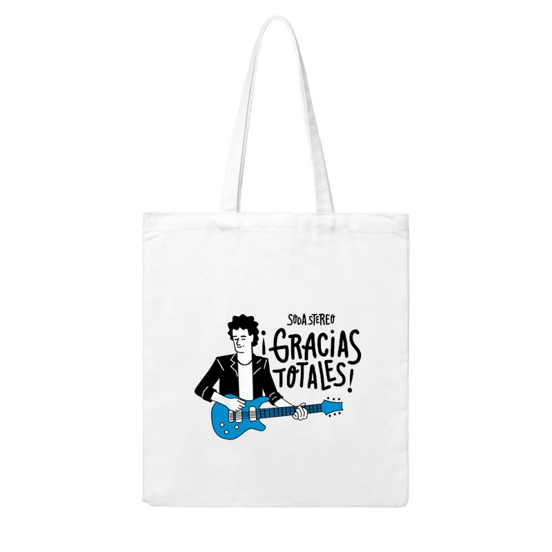 Soda Stereo Gracias Totales Cotton Tote Bag