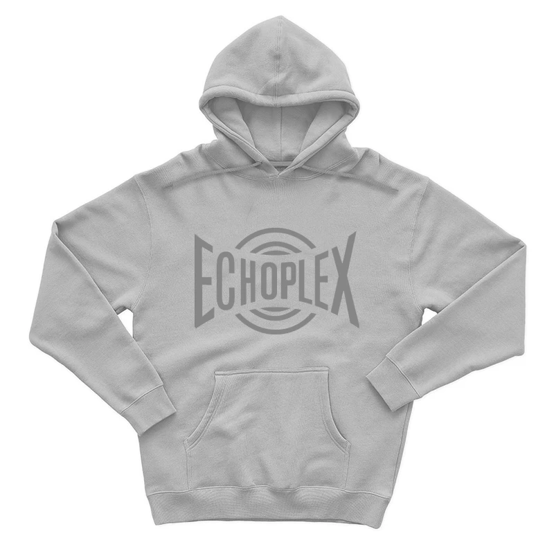 Echoplex Vintage Audio Brand Logo Design Male Pullover Hoodie