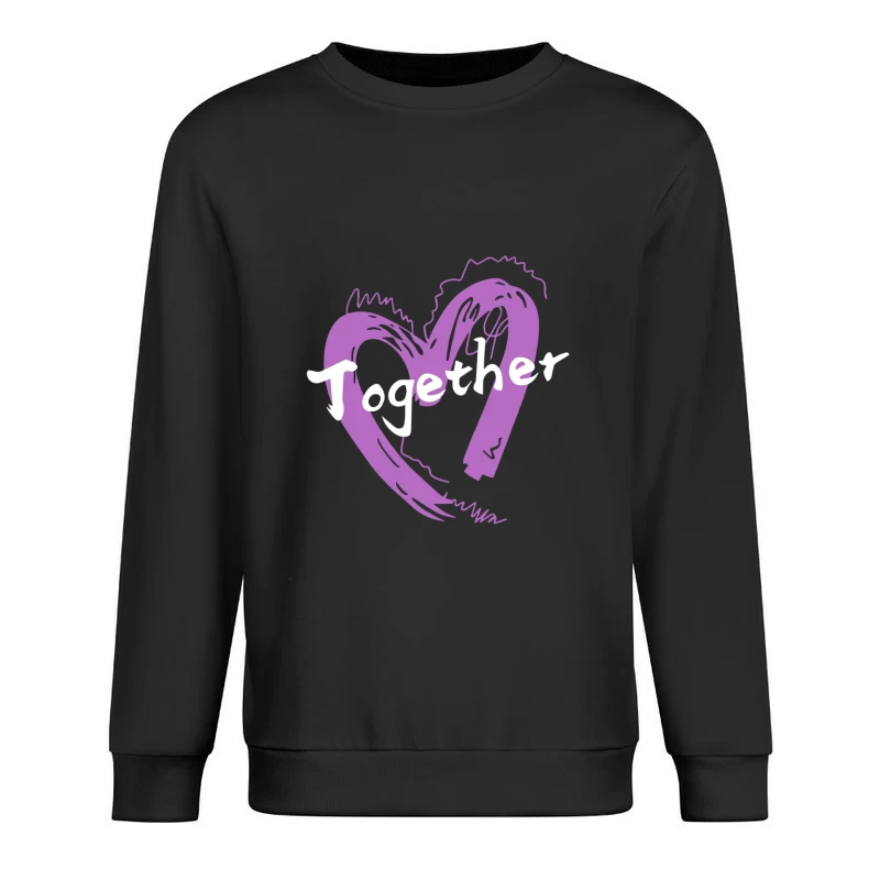 Gemeinsam in Liebe vereint Herren Pullover Sweatshirt