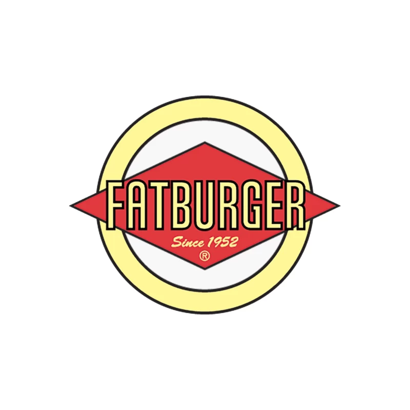 Fatburger Restaurant Classic Logo Design Since 1952 Mouse Pad