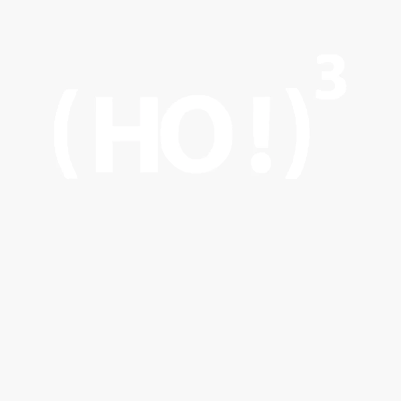( HO ! ) 3 Cotton Tote Bag