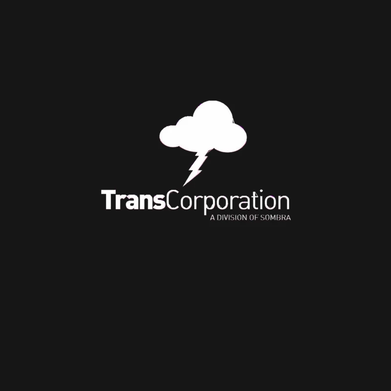 Faint Pink Cloud Logo with Text Outline Desk Mat