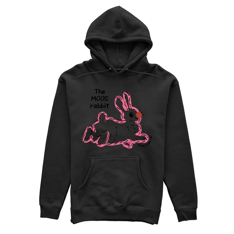Hase mit Clownsnase Damen Pullover Hoodie