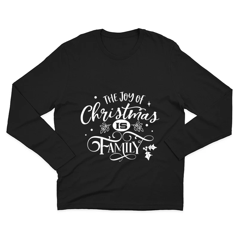 La joie de Noël est la famille Homme Manches Longues T-Shirt
