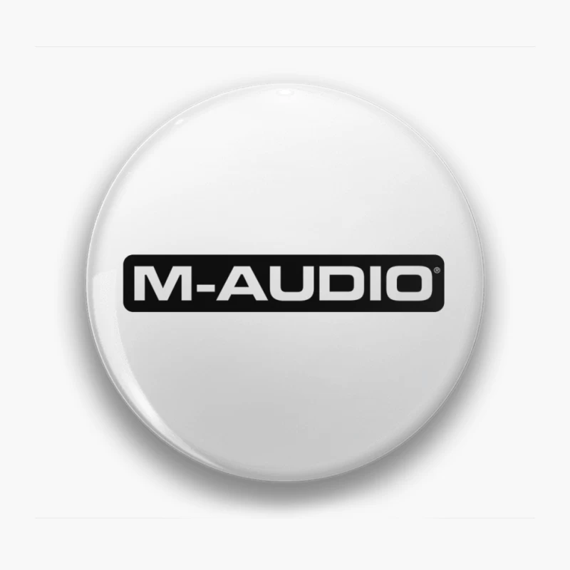 M-Audio Professional Audio Equipment Brand Logo Pin