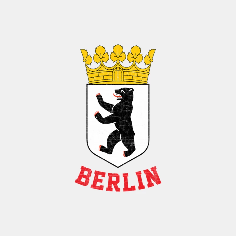 Berlin, Germany - Vintage Style Design Male Tank Top
