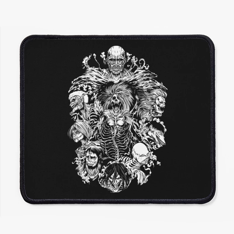 Black & white design Mouse Pad