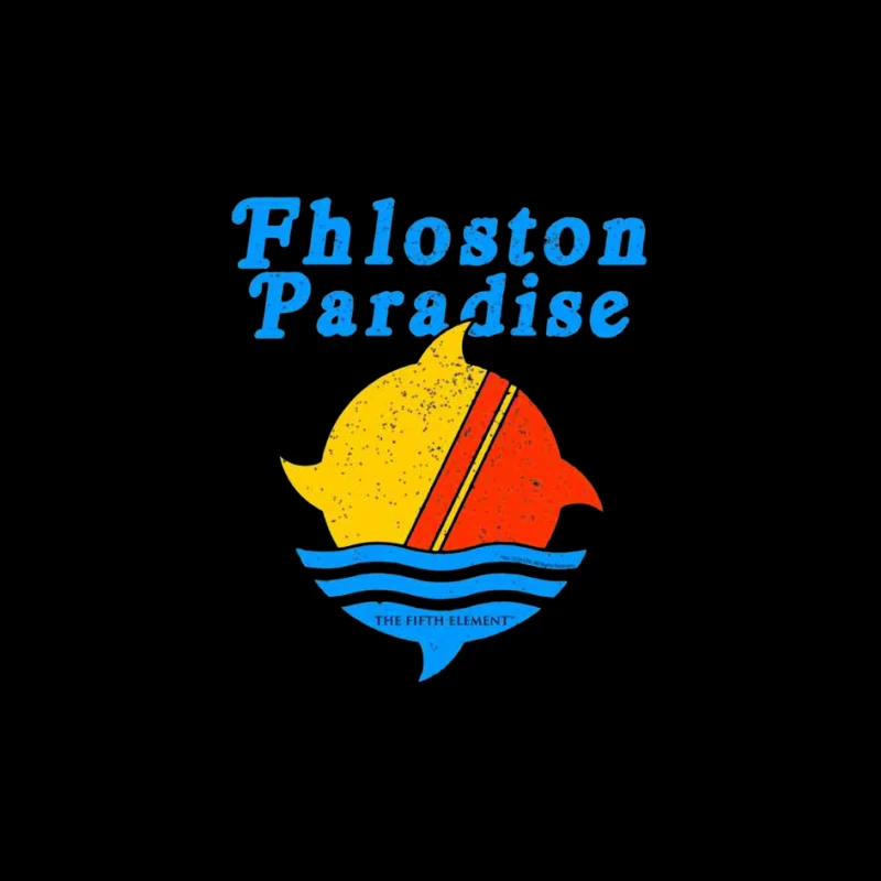 Fhloston Paradise Retro Logo Pin