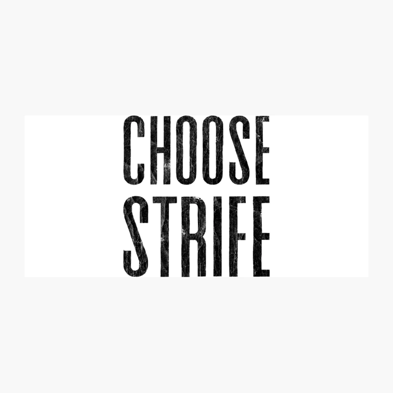 CHOOSE STRIFE  80s Meme Design Coffee Mug