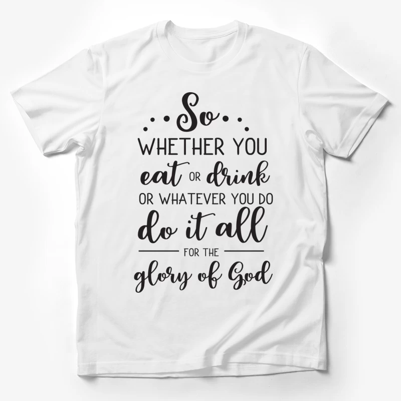 Inspirer la Gloire de Dieu dans Toutes Vos Actions Homme T-Shirt
