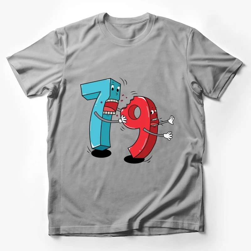 Duel de chiffres comiques Homme T-Shirt
