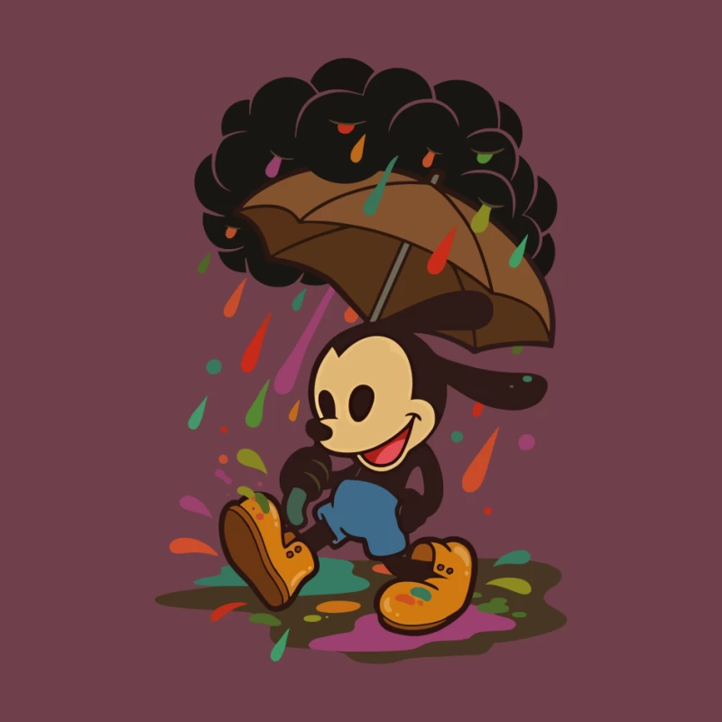 Mickey’s Rainy Day Adventure – Retro Whimsy Pin