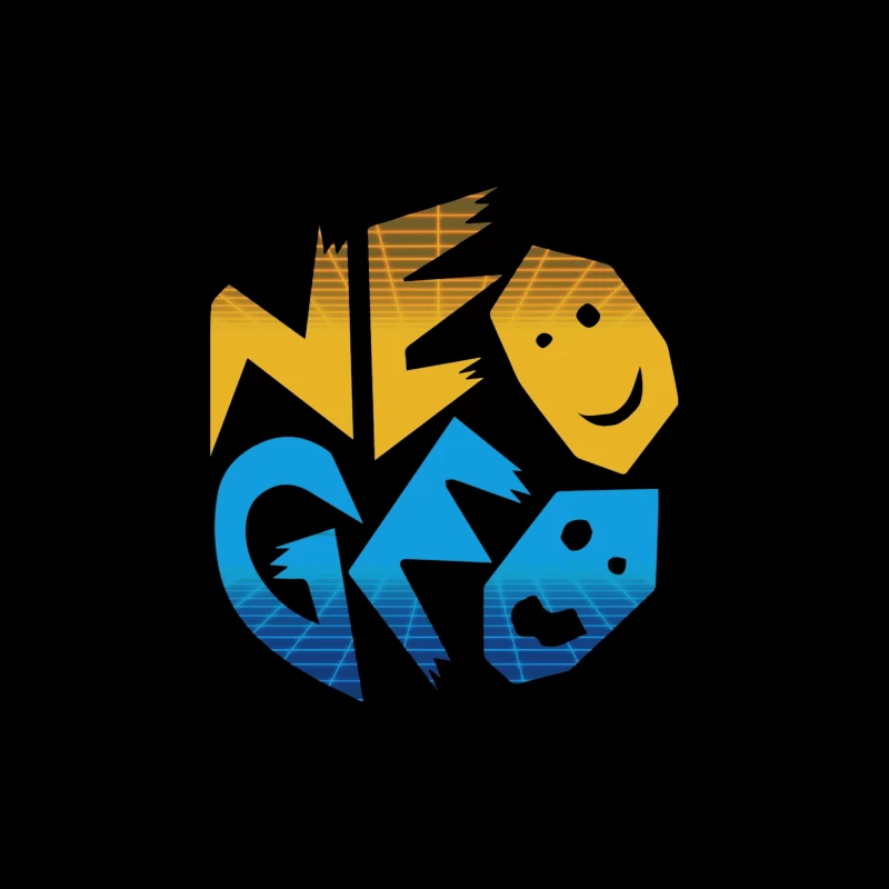 Neo Geo Throw Pillow