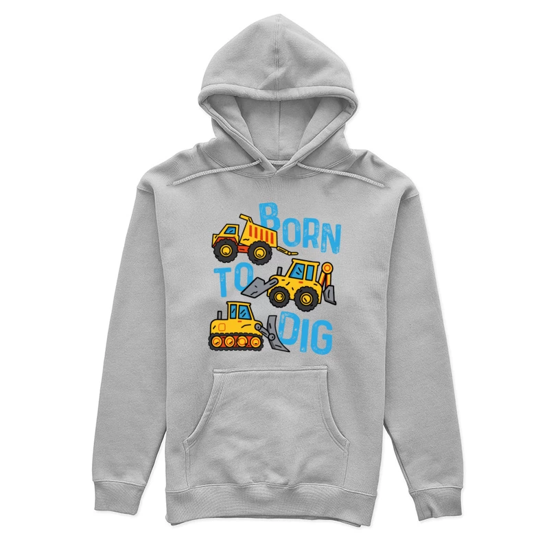 Baumaschinen-Design mit Slogan Damen Pullover Hoodie