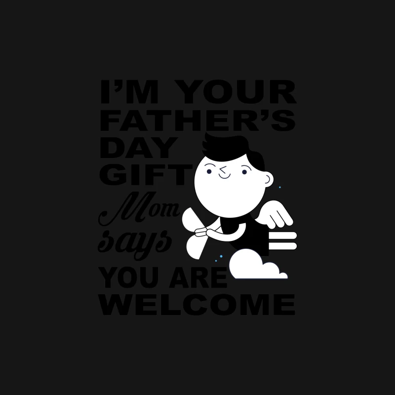 Cadeau de fête des pères adorable et humoristique Homme Manches Longues T-Shirt
