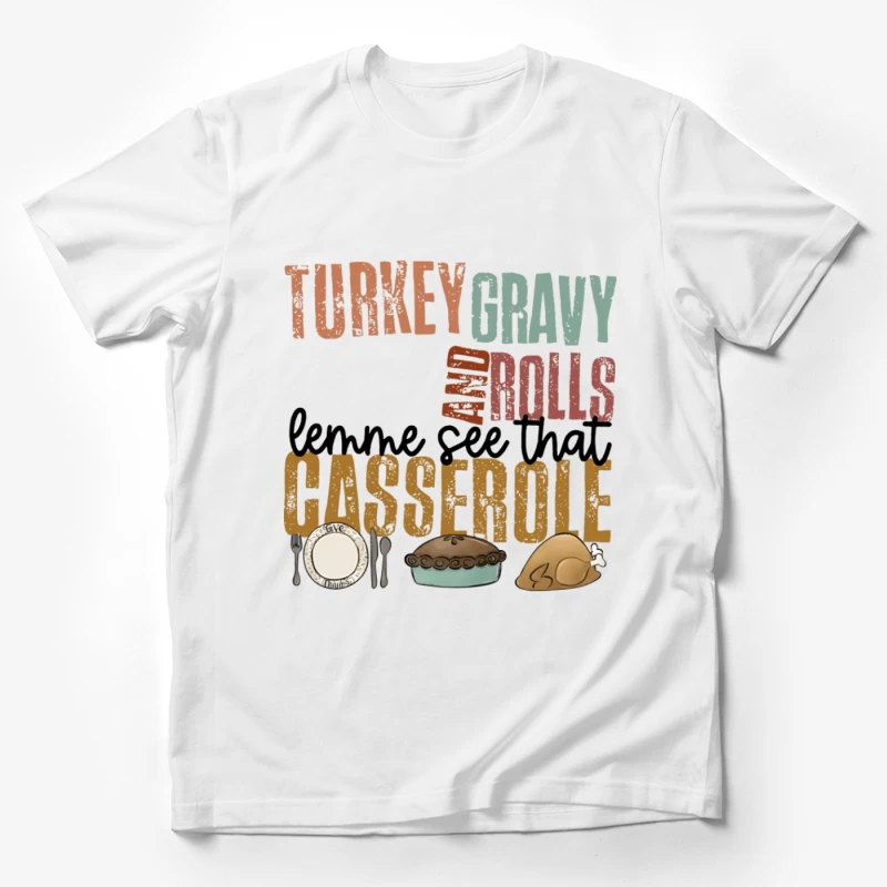 Thanksgiving Speisen Liste Herren T-Shirt