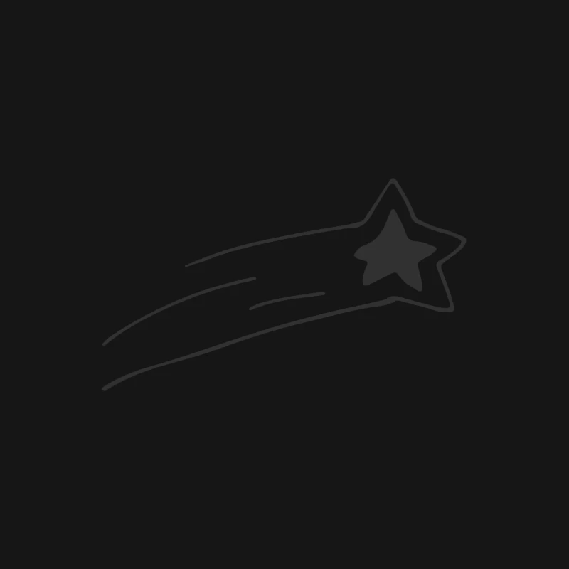 Étoile filante minimaliste Femme T-Shirt