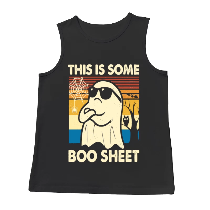Cooler Geist mit Sonnenbrille und Spruch Herren Tanktops