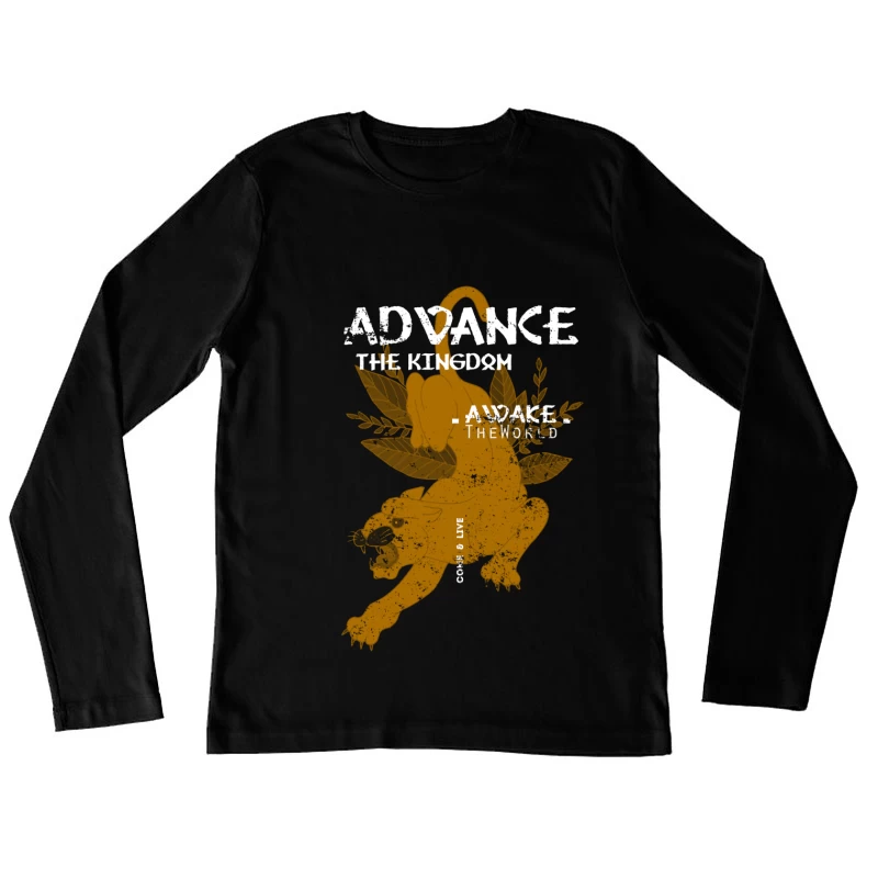 Avancez le Royaume avec Confiance Femme Manches Longues T-Shirt